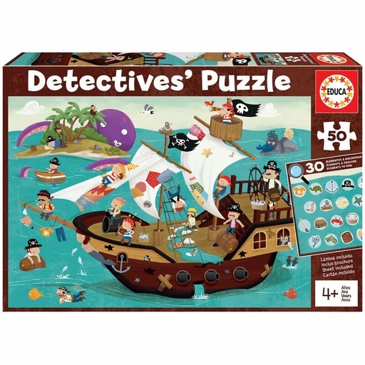 [18896] 50 Barco Pirata «Detectives’Puzzle» 